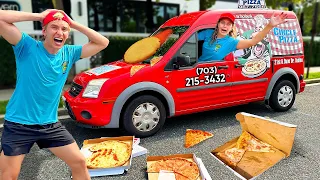 WE OPENED a FREE PIZZA RESTAURANT....but then this happened