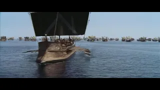 Ахиллес штурмует берег. Троя (Troy 2004)