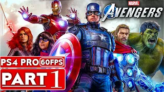 MARVEL'S AVENGERS Gameplay Walkthrough Part 1 FULL BETA [1080P HD 60FPS PS4 PRO] - No Commentary