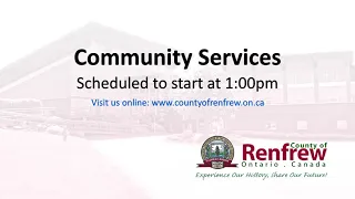 County of Renfrew, Community Services Committee - January 13, 2021