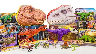 Jurassic World Unboxing Review | Dinosaur Mystery Box, Red T-Rex, Joker T-Rex, Ankylosaurus | ASMR