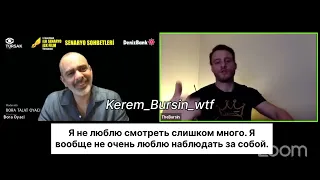 Керем Бюрсин стал гостем программы «Беседы о сценарии». (Йигит Кылыч/ Дело чести)