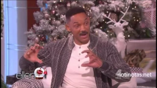 Will smith tells Ellen DeGeneres there's a lion in his backyard