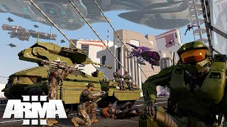 Battle For Earth | 40+ Player New Mombasa | 1st MEU Halo Arma 3