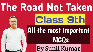 MCQ The Road Not Taken class 9th in Hindi#All MCQ's The Road Not Taken#The Road Not Taken in Hindi
