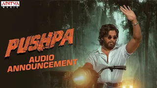 #Pushpa - Audio Announcement  | Allu Arjun | Pushpa | Rashmika | Fahadh Faasil | DSP | Sukumar