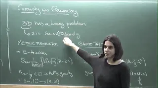 3D gravity, Chern-Simons theory, and Wilson lines(Lecture - 01) by Alejandra Castro