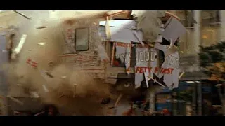 Speed (1994) Subway Train Scene, Epic Crash!