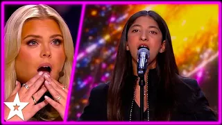 13 Year Old Jennifer Aoun BLOWS THE JUDGES AWAY With Her INCREDIBLE Voice! | Kids Got Talent