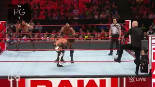 Aj Styles & Seth Rollins vs Baron Corbin & Bobby Lashley - 6 Raw