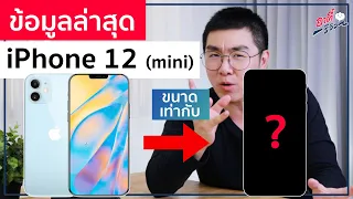 ข้อมูลล่าสุด!! iPhone 12 (mini) ขนาดเท่ากับรุ่นไหน? เครื่องเล็กมากมั้ย? | อาตี๋รีวิว EP.245