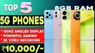 Top 5 Best & All-Rounder 5G Smartphones Under 10000 in 2024 | 8GB+128GB | Best 5g Phone under 10000