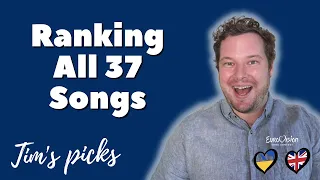 Ranking All 37 Eurovision Songs | Tim's Picks | Liverpool 2023