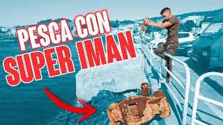 PESCA CON IMÁN (ANCLA OXIDADA) Pescando con SUPER IMÁN!!!