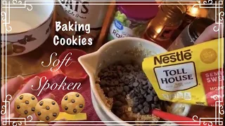 ASMR Baking Cookies (Soft Spoken) Paper & plastic Crinkles/Tinkering sounds