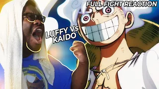 MONKEY D. LUFFY Vs KAIDO FULL FIGHT REACTION COMPILATION! | One Piece Wano Arc