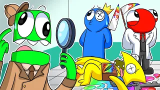 Who KILLED the RAINBOW FRIENDS?! Rainbow Friends 2 Animation