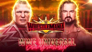 WWE 2K19 WrestleMania 35 Brock Lesnar Vs Drew McIntyre Steel Cage Match | WWE 2k19 Gameplay 60fps HD