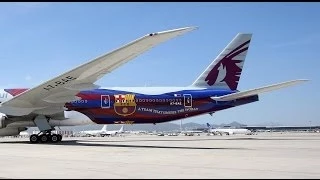 MAKING OF - The painting of Qatar Airway's Barça airplane