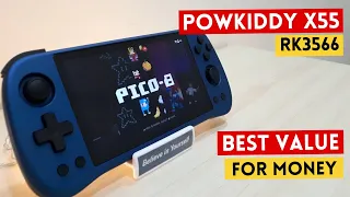 Powkiddy X55 Best Retro Handheld: Unboxing and First Impressions