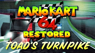 Toad's Turnpike - Mario Kart 64 (Restored)