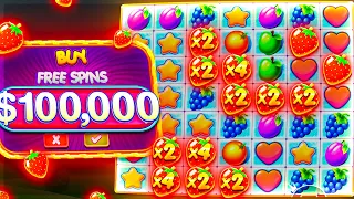 $100,000 Bonus Buys - GOES NUTS (INSANE WIN) - Fruit Party