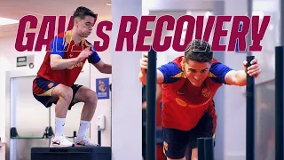 GAVI WORKING HARD for his RECOVERY PROCESS 💪 | FC Barcelona 🔵🔴