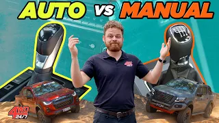 Auto vs. Manual Transmissions - which is better for 4WDing & Towing! Experts have their say