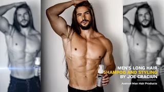 Men’s Long Hair  Shampoo And Styling By Joe Craciun