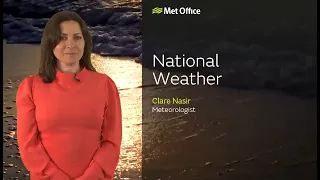 09/05/23 – Thunderstorms and heavy showers – Evening Weather Forecast UK – Met Office Weather