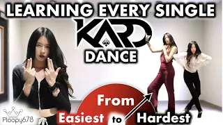 I Learned Every KARD Dance - from Easiest to Hardest (KPOP KOUNTDOWN #8)