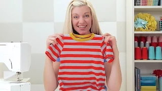 How to sew a T-shirt, for kids and adults