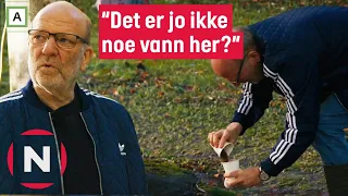 Ingar Helge Gimle beregner feil mengde vann i røret | Kongen befaler | TVNorge