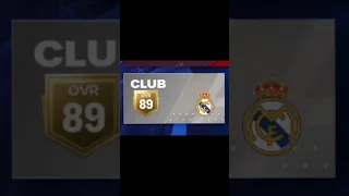 My brother's FC Team | FC Mobile | 89 OVR #fc24 #football #footballteam #shorts #realmadrid