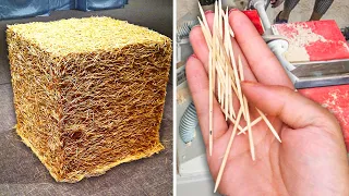 How It's Made: Toothpicks