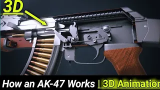 How an AK-47 Works | 3D Animation (Urdu/Hindi)