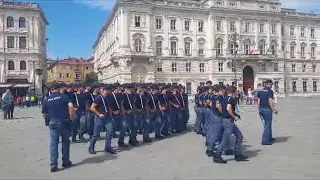 Giuramento allievi polizia di stato: le prove della cerimonia in piazza Unità