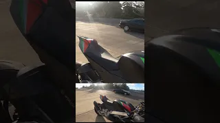 RSV4 1100 Factory with Akrapovic EXHAUST SOUND ON!!