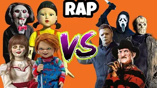 MUÑECOS ASESINOS VS SLASHERS RAP | ESPECIAL DE HALLOWEEN DE ERIKMASTER