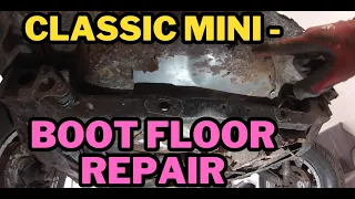 Classic Mini Project -Starting the Boot Floor Repair!