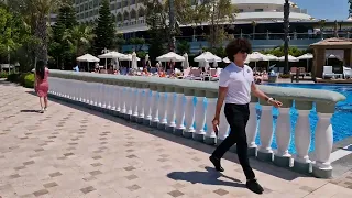 Antalya Turkey - Hotel Delphin Imperial -  Free Food on the Boulevard