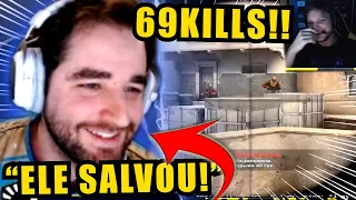 CS:GO - S1MPLE PEGOU 69 KILLS JOGANDO COM O FALLEN!! (COMEBACK INACREDITÁVEL!)