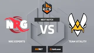 [RU] NRG vs Vitality | Map 2 – Mirage | ECS Season 7 Finals