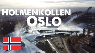 Holmenkollen ski jumping hill Oslo | Norway 🇳🇴| Norge | Drone shots | DJI Mavic Mini | 2,7K