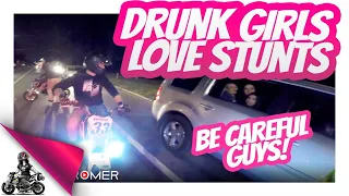 Drunk Girls Love Honda Grom Stunts!