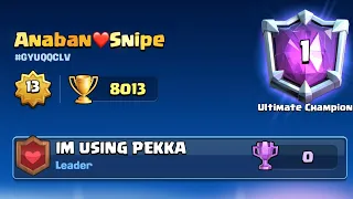 ¡Soy el Top 1 en Clash Royale en +8000 Copas!!! 😱🏆 | Clash Royale -Anaban CR