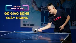 Table Tennis Tutorial | Return Sidespin Serve Technique  | Hoang Chop Bong Ban