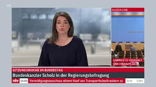 Bundestag LIVE: Bundeskanzler Scholz stellt sich Regierungsbefragung