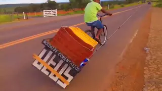 Bicicleta qualificada dando quebra de asa!