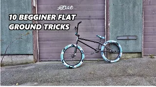 10 Flat Beginner BMX Tricks